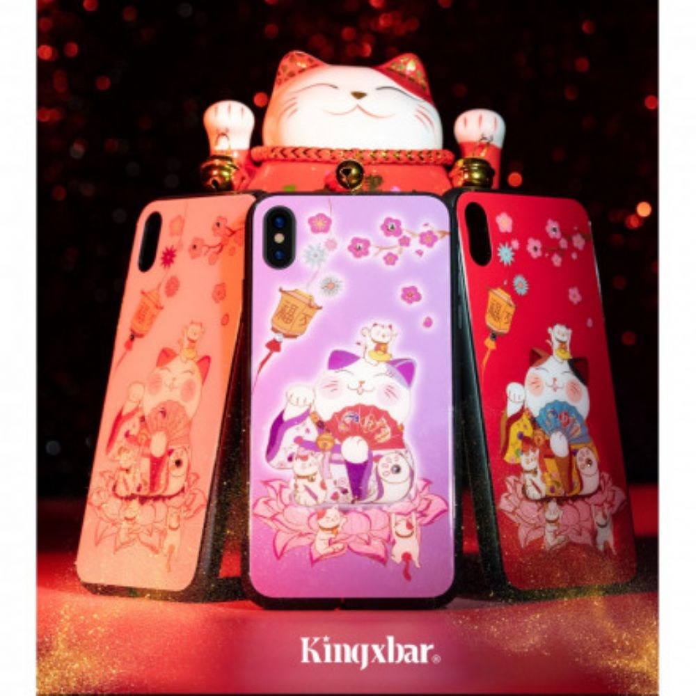 Hülle Für iPhone XS Max Luminous Und Pierre Swarovsky