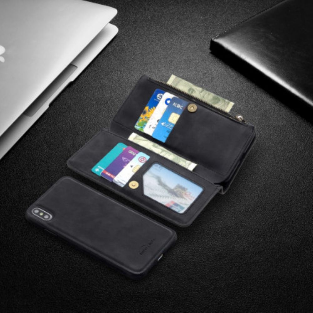 Hülle Lederhüllen Für iPhone XS Max Binfen Farbe Abnehmbar