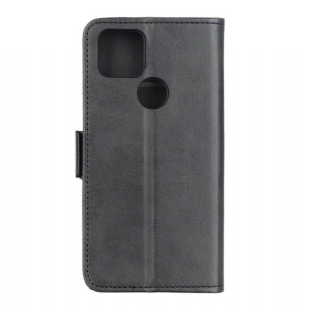 Lederhüllen Für Google Pixel 5 Flip Case Doppelklappe