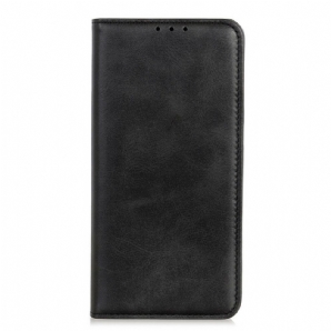Schutzhülle Für Google Pixel 5 Flip Case Mattes Spaltleder