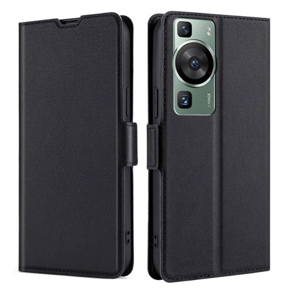 Lederhüllen Für Huawei P60 Pro Ledereffekt