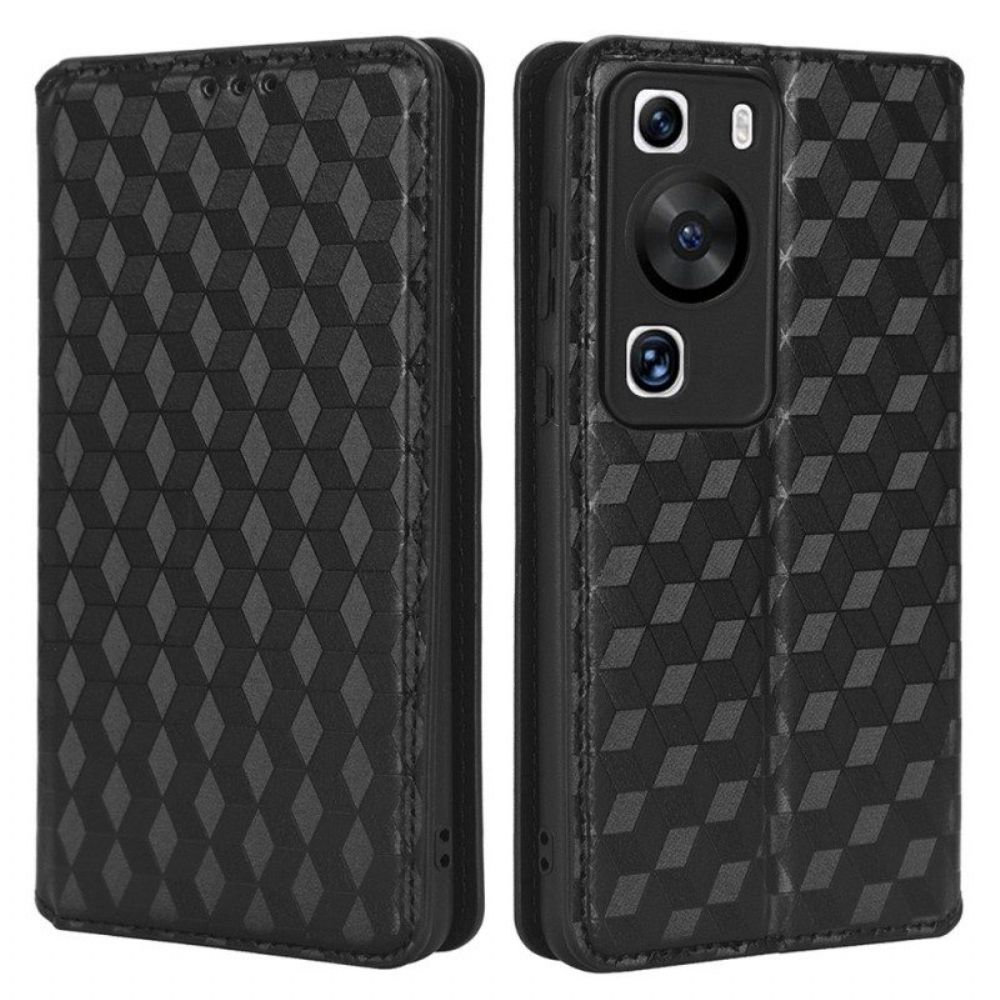 Schutzhülle Für Huawei P60 Pro Flip Case 3d-muster