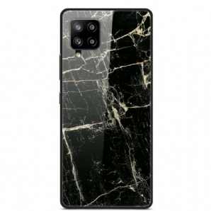 Hülle Für Samsung Galaxy A42 5G Höchstes Gehärtetes Marmorglas