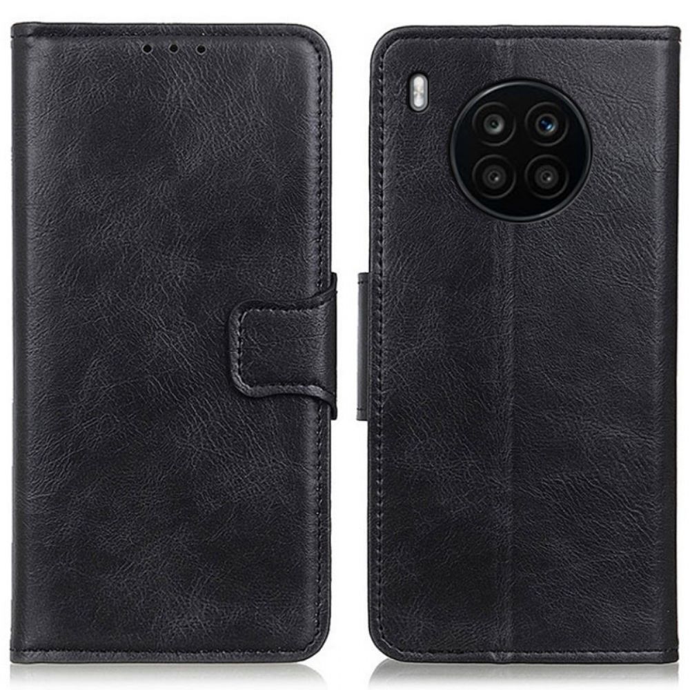 Flip Case Für Huawei Nova 8i / Honor 50 Lite Wendeverschluss In Lederoptik