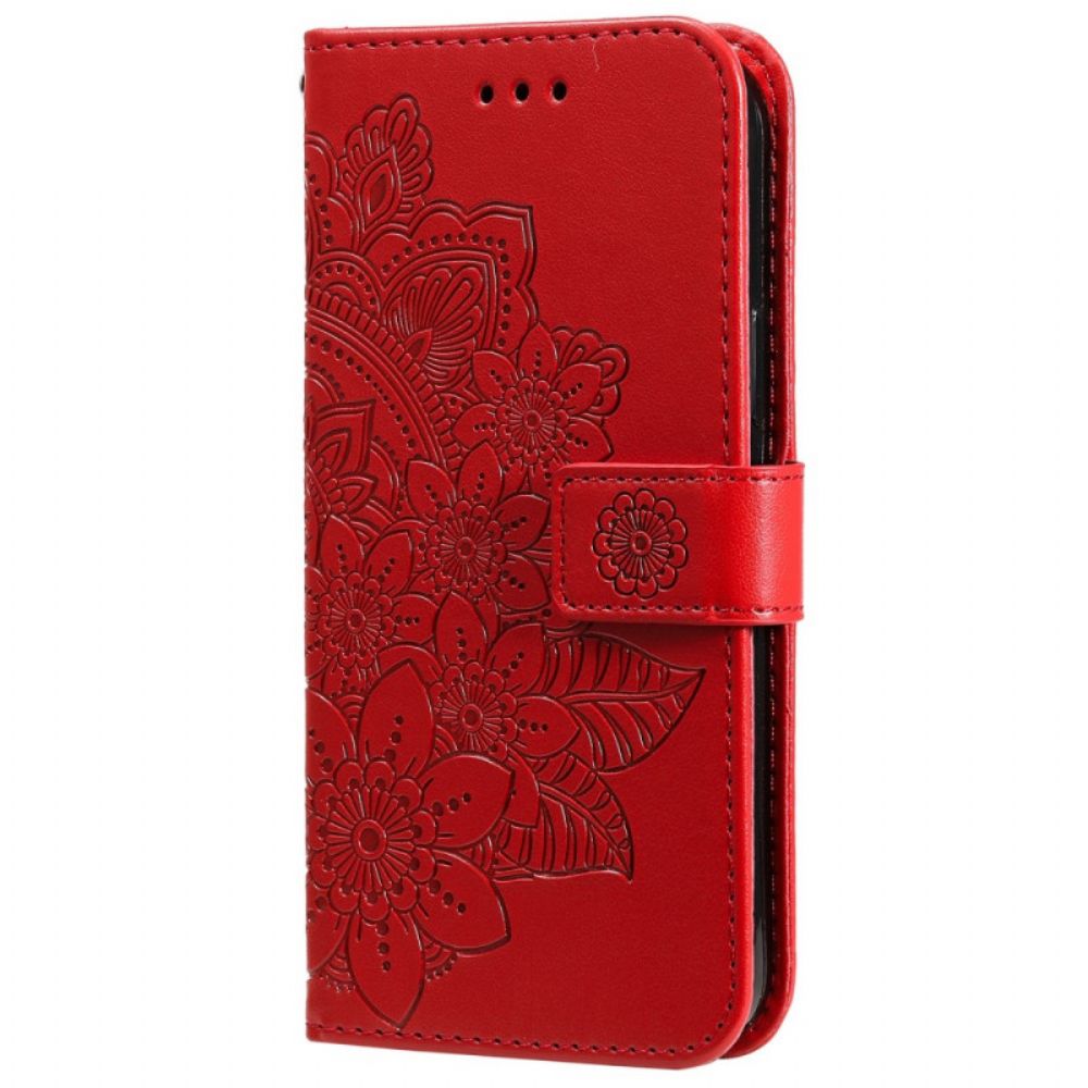 Lederhüllen Für Huawei Nova 8i / Honor 50 Lite Mandala