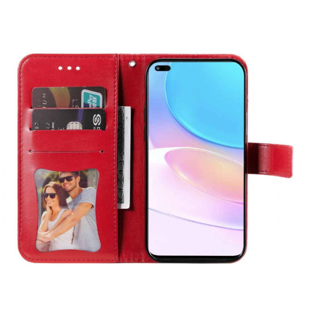 Lederhüllen Für Huawei Nova 8i / Honor 50 Lite Mandala
