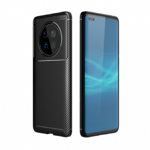 Hülle Für Huawei Mate 40 Pro Flexible Kohlefaserstruktur