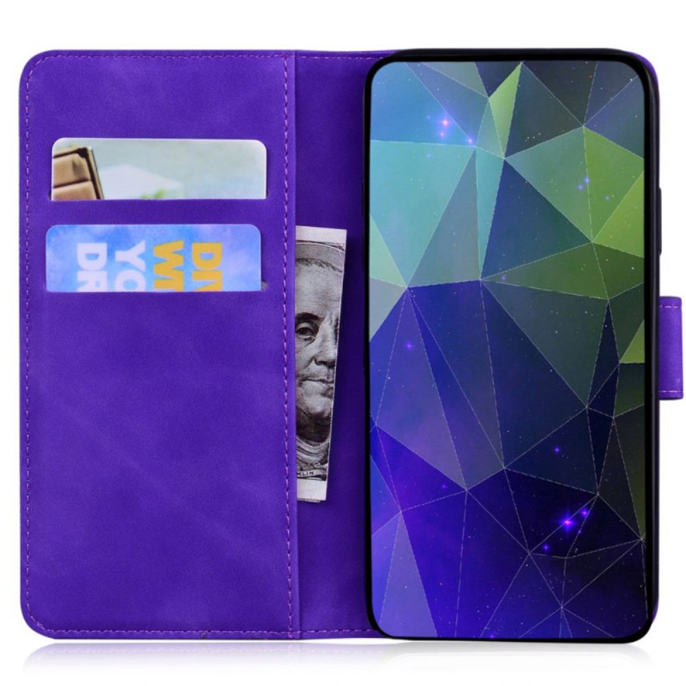 Lederhüllen Oppo Reno 11 Pro 5g Couture-ledereffekt