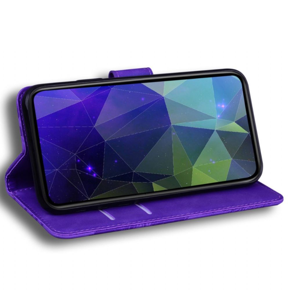 Lederhüllen Oppo Reno 11 Pro 5g Couture-ledereffekt