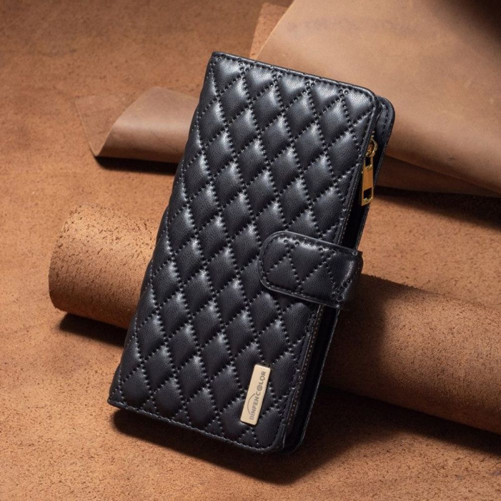 Lederhüllen Für Xiaomi 13 Pro Gesteppt Im Binfen-farbstil