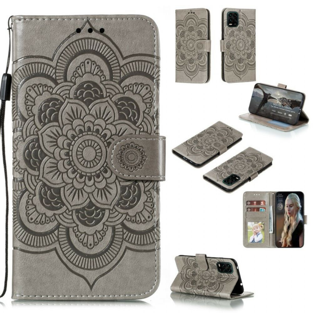 Flip Case Für Xiaomi Mi 10 Lite Vollständiges Mandala