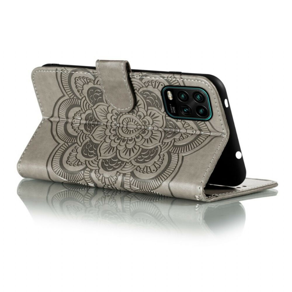 Flip Case Für Xiaomi Mi 10 Lite Vollständiges Mandala