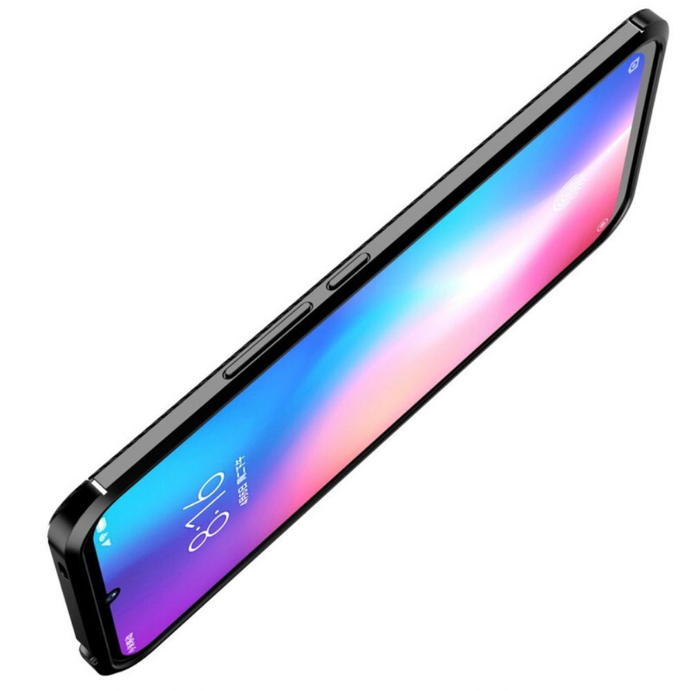 Handyhülle Für Xiaomi Mi 10 Lite Flexible Kohlefaserstruktur