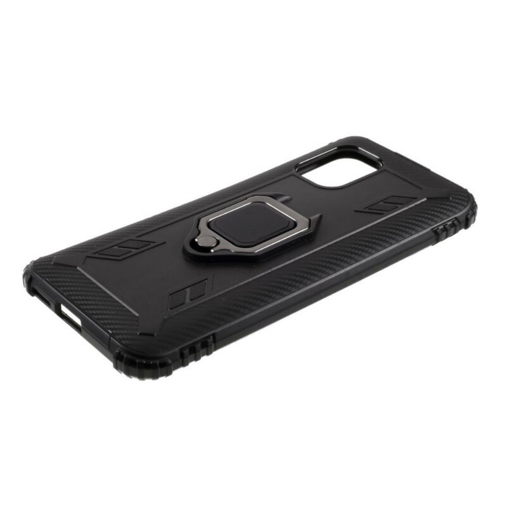Handyhülle Für Xiaomi Mi 10 Lite Kohlefaserring Und Stil