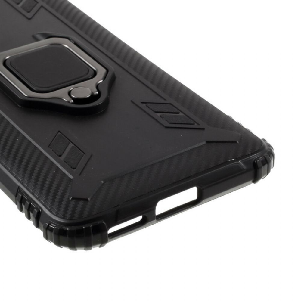 Handyhülle Für Xiaomi Mi 10 Lite Kohlefaserring Und Stil