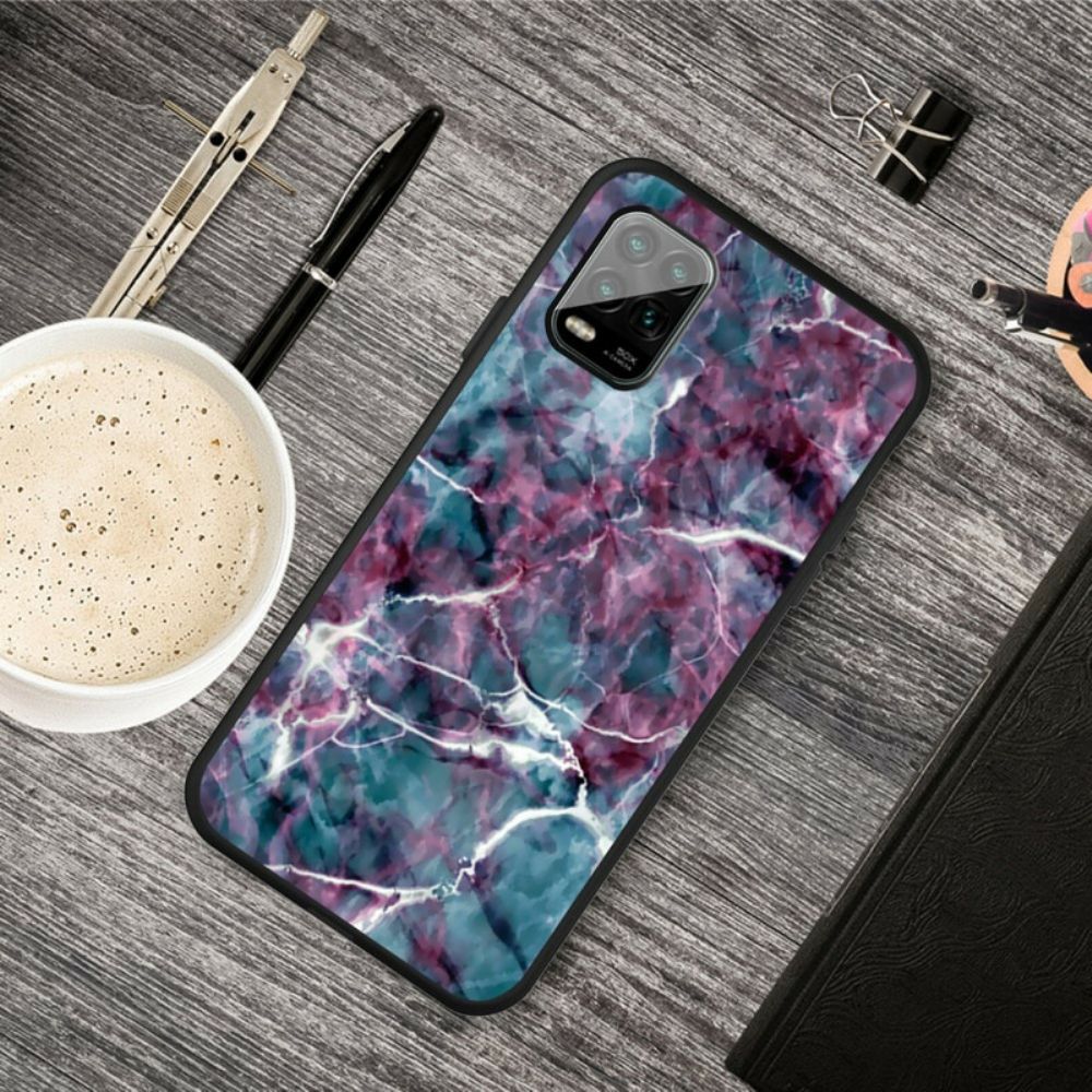Handyhülle Für Xiaomi Mi 10 Lite Lila Marmor