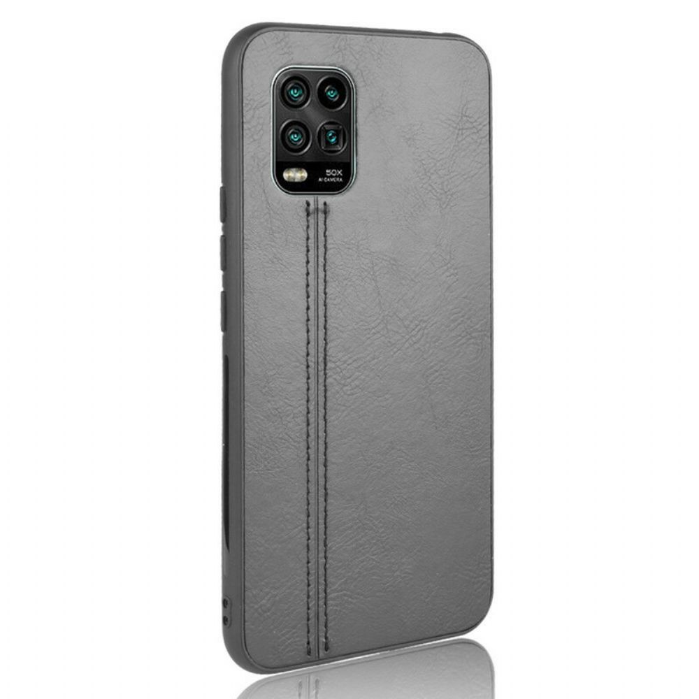 Handyhülle Für Xiaomi Mi 10 Lite Nähte Lederoptik
