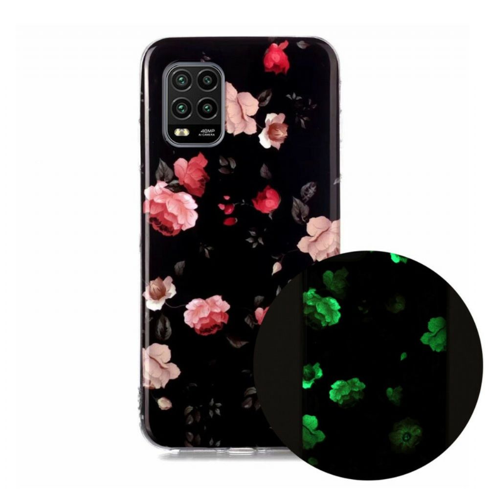 Hülle Für Xiaomi Mi 10 Lite Florales Fluoreszierend