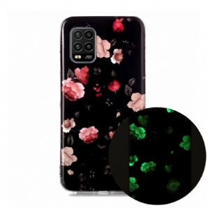 Hülle Für Xiaomi Mi 10 Lite Florales Fluoreszierend
