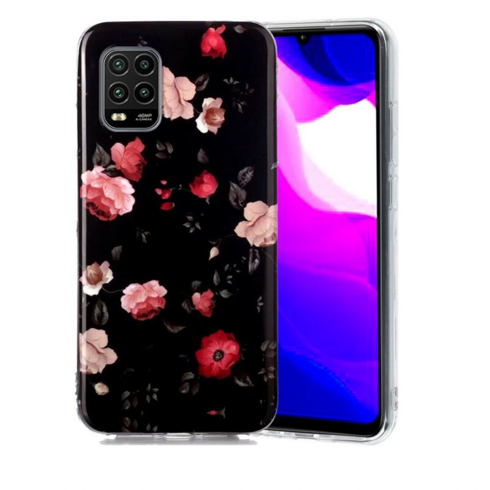 Hülle Für Xiaomi Mi 10 Lite Florales Fluoreszierend