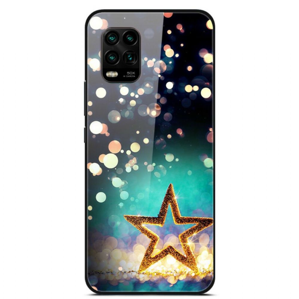 Hülle Für Xiaomi Mi 10 Lite Stern Gehärtetes Glas