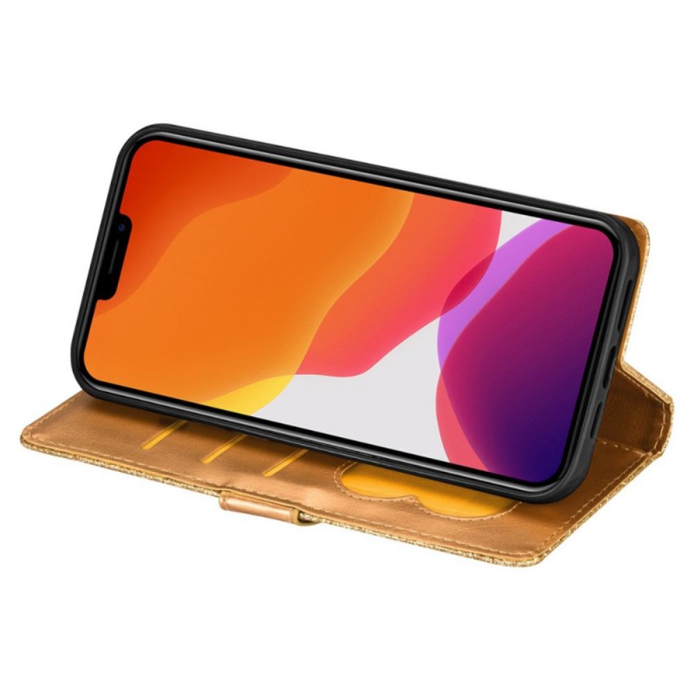 Flip Case Für iPhone 14 Plus Geldbörse Mit Pailletten