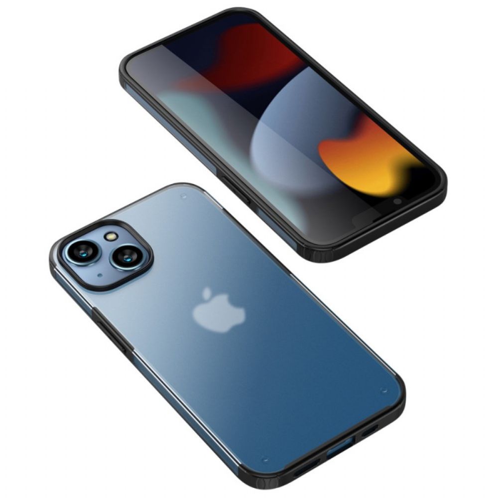 Hülle Für iPhone 14 Plus Durchscheinende Silikonkanten