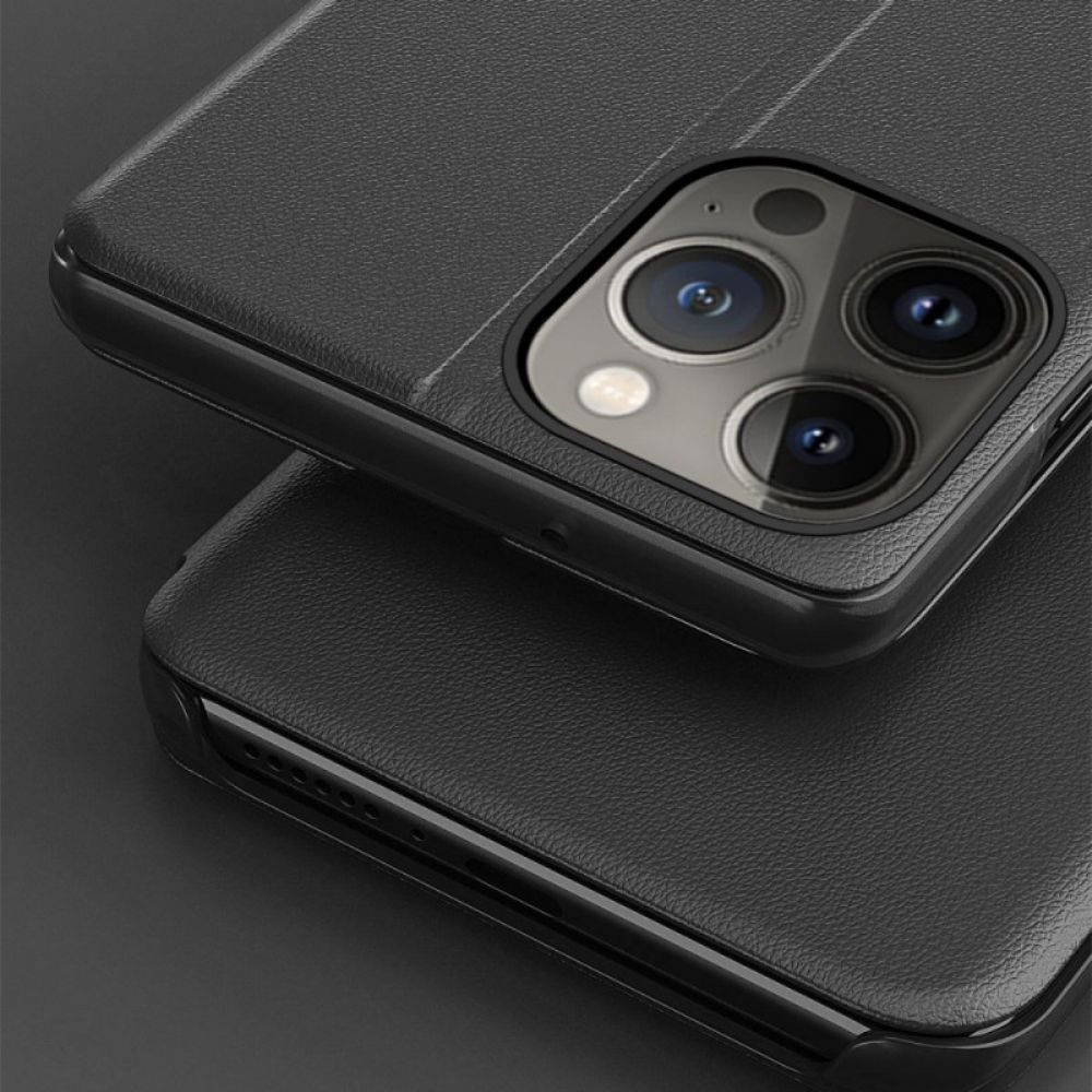 Schutzhülle Für iPhone 14 Plus Texturiertes Kunstleder