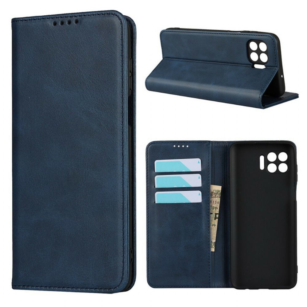 Schutzhülle Für Moto G 5G Plus Flip Case Feine Lederoptik