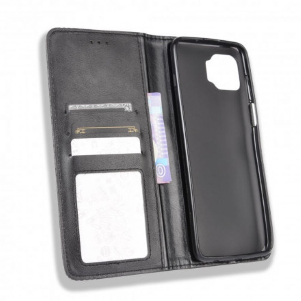 Schutzhülle Für Moto G 5G Plus Flip Case Gestylter Vintage-leder-effekt
