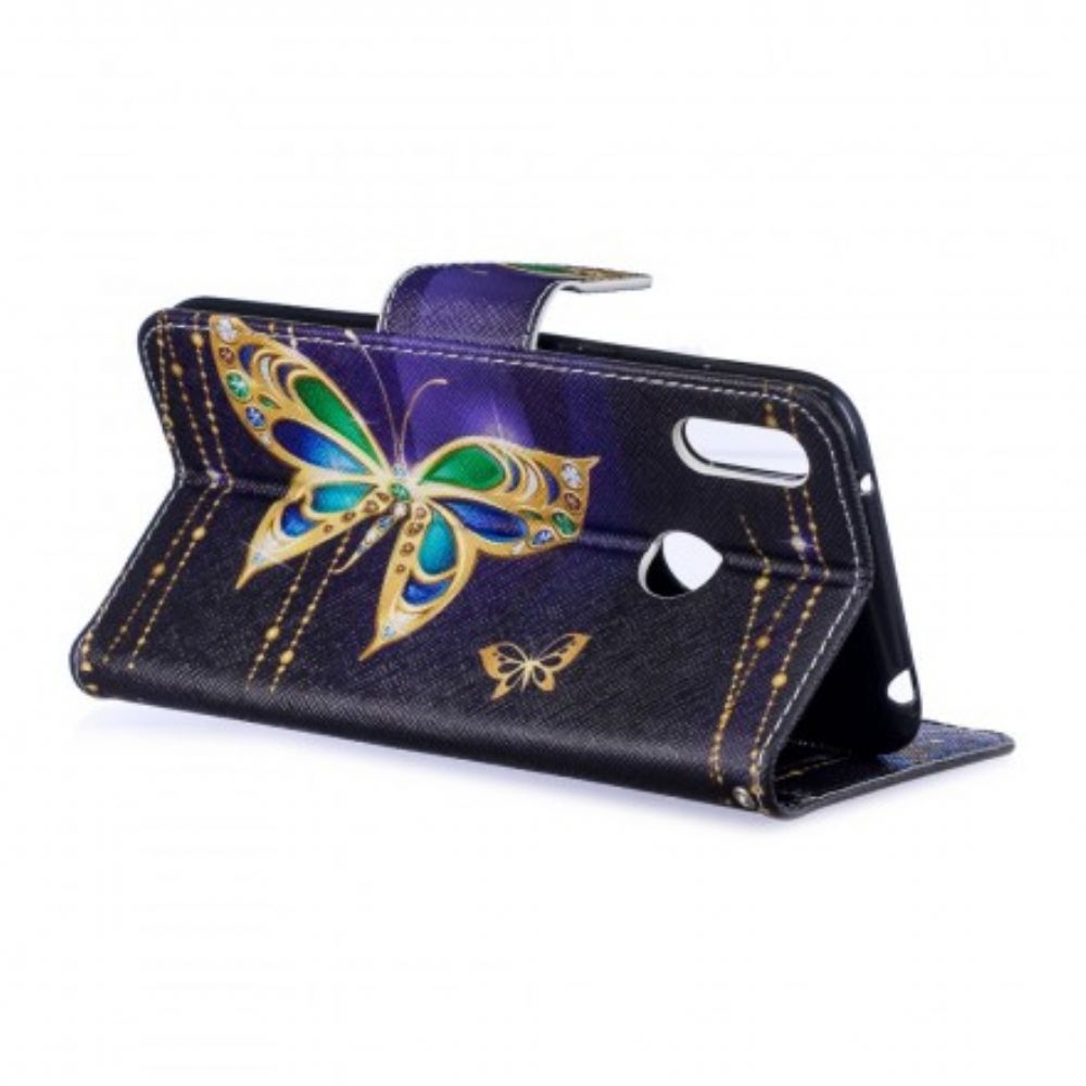 Flip Case Für Huawei Y7 2024 Magischer Schmetterling