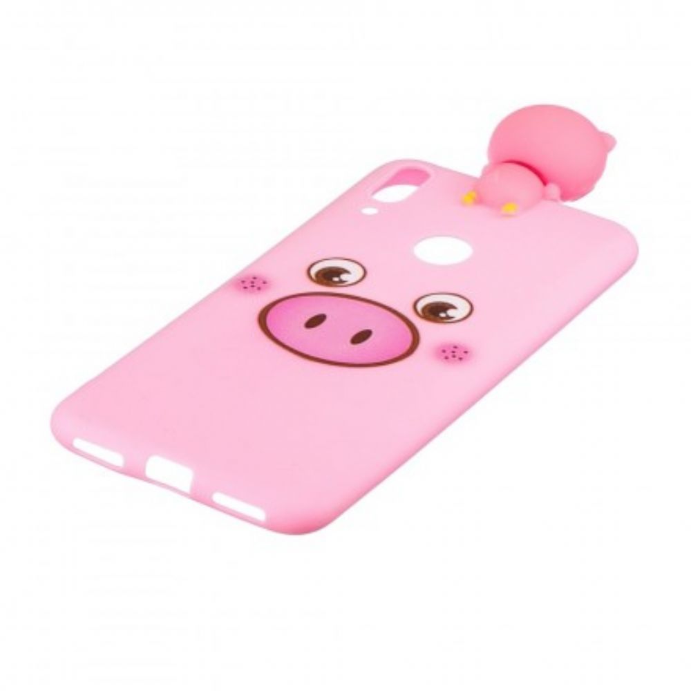 Handyhülle Für Huawei Y7 2024 Lustiges Schwein 3d