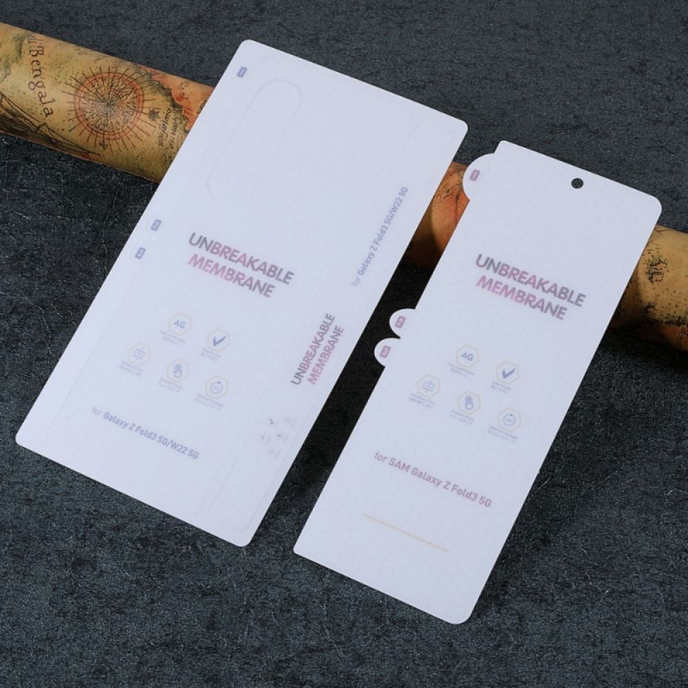 Bildschirm- Und Rückseitenschutzfolie Für Samsung Galaxy Z Fold 3 5G