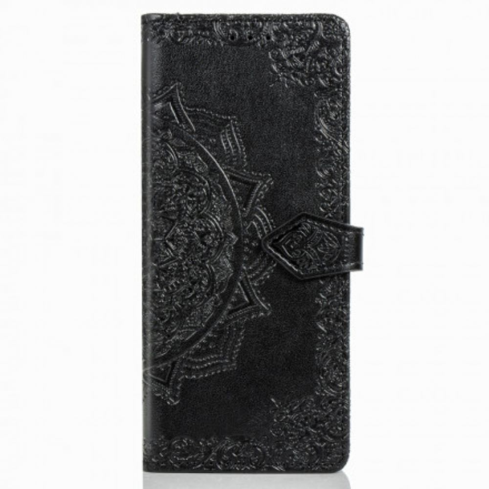 Flip Case Für Samsung Galaxy Z Fold 3 5G Mandala Aus Dem Mittelalter