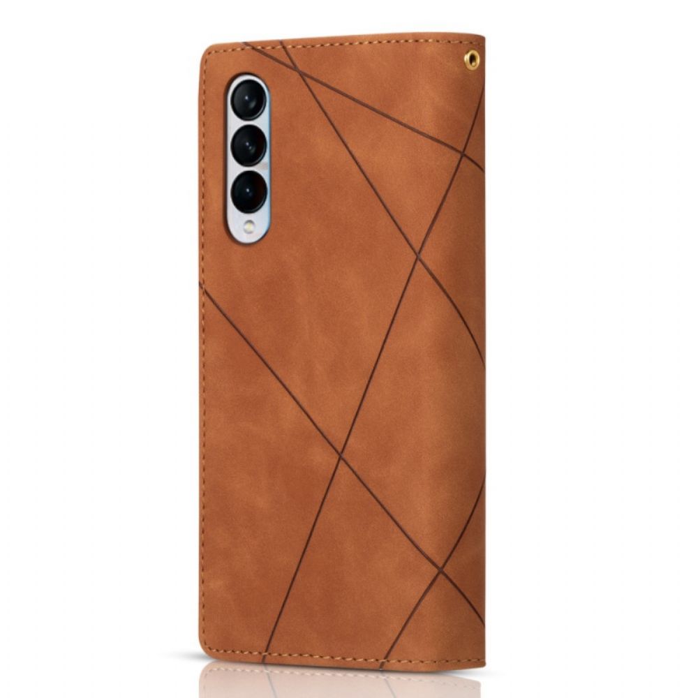 Flip Case Für Samsung Galaxy Z Fold 3 5G Mit Geldbörse