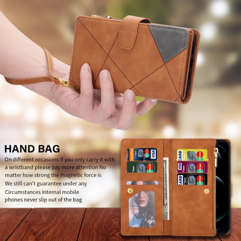 Flip Case Für Samsung Galaxy Z Fold 3 5G Mit Geldbörse