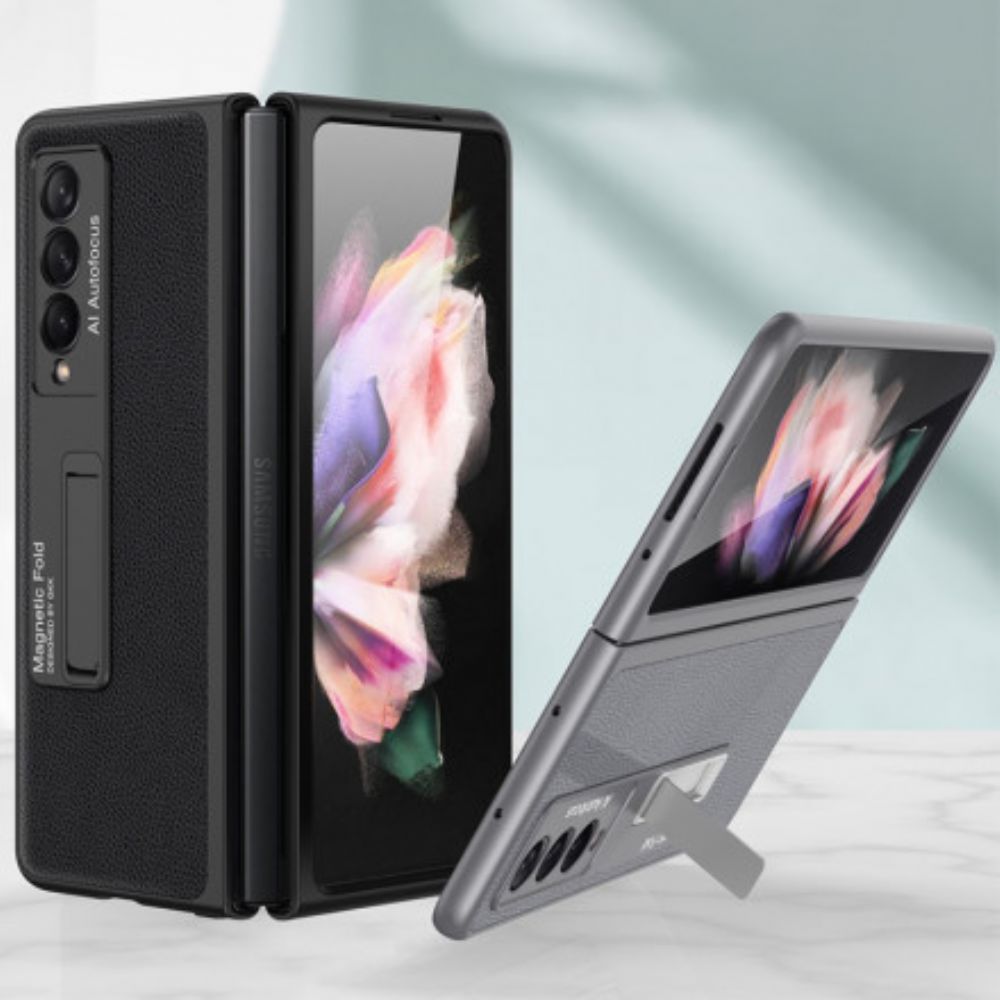 Handyhülle Für Samsung Galaxy Z Fold 3 5G Kohlefaserstütze Gkk