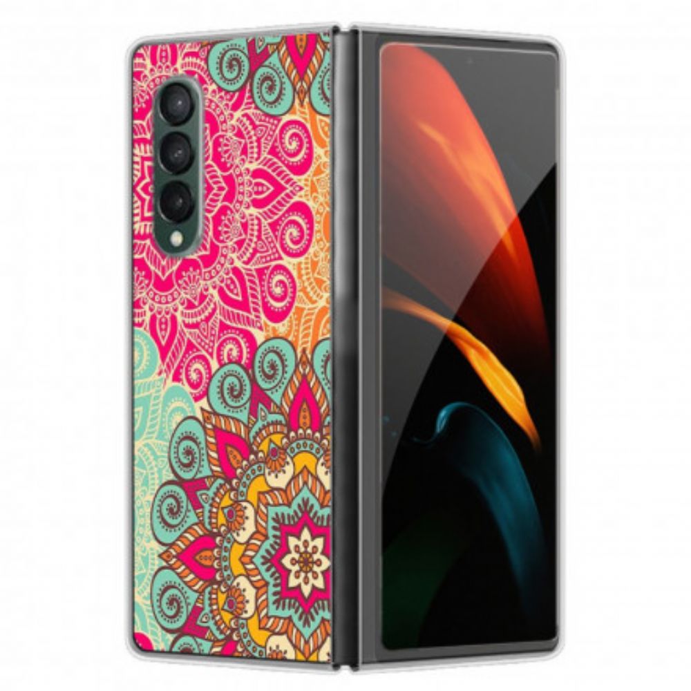 Handyhülle Für Samsung Galaxy Z Fold 3 5G Mandala-trend