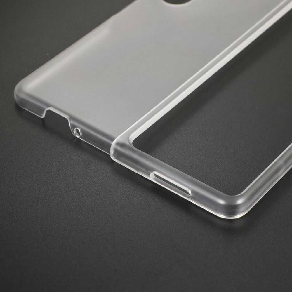 Handyhülle Für Samsung Galaxy Z Fold 3 5G Matter Durchsichtiger Kunststoff