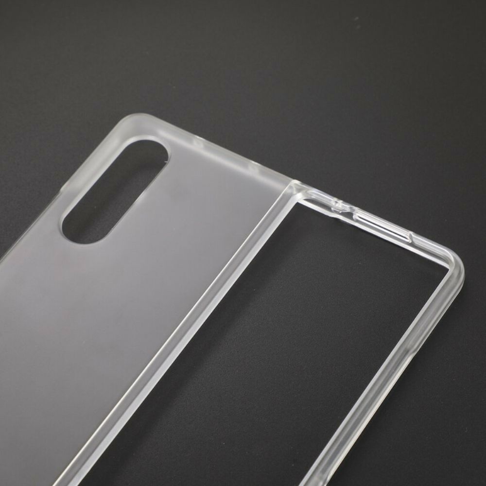 Handyhülle Für Samsung Galaxy Z Fold 3 5G Matter Durchsichtiger Kunststoff