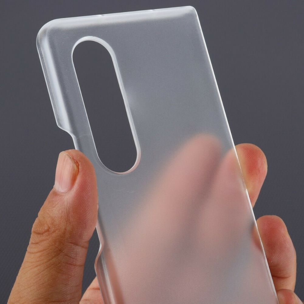 Handyhülle Für Samsung Galaxy Z Fold 3 5G Matter Durchsichtiger Kunststoff