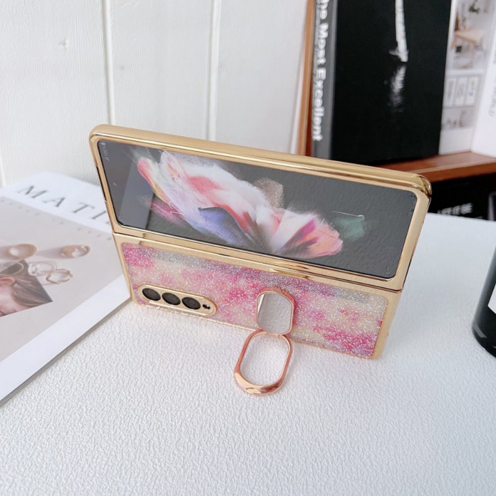 Hülle Für Samsung Galaxy Z Fold 3 5G Displayschutz Und Ringhalter