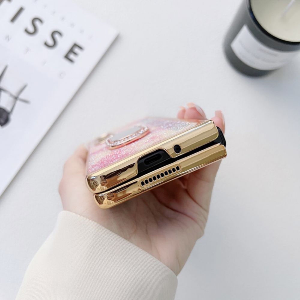 Hülle Für Samsung Galaxy Z Fold 3 5G Displayschutz Und Ringhalter
