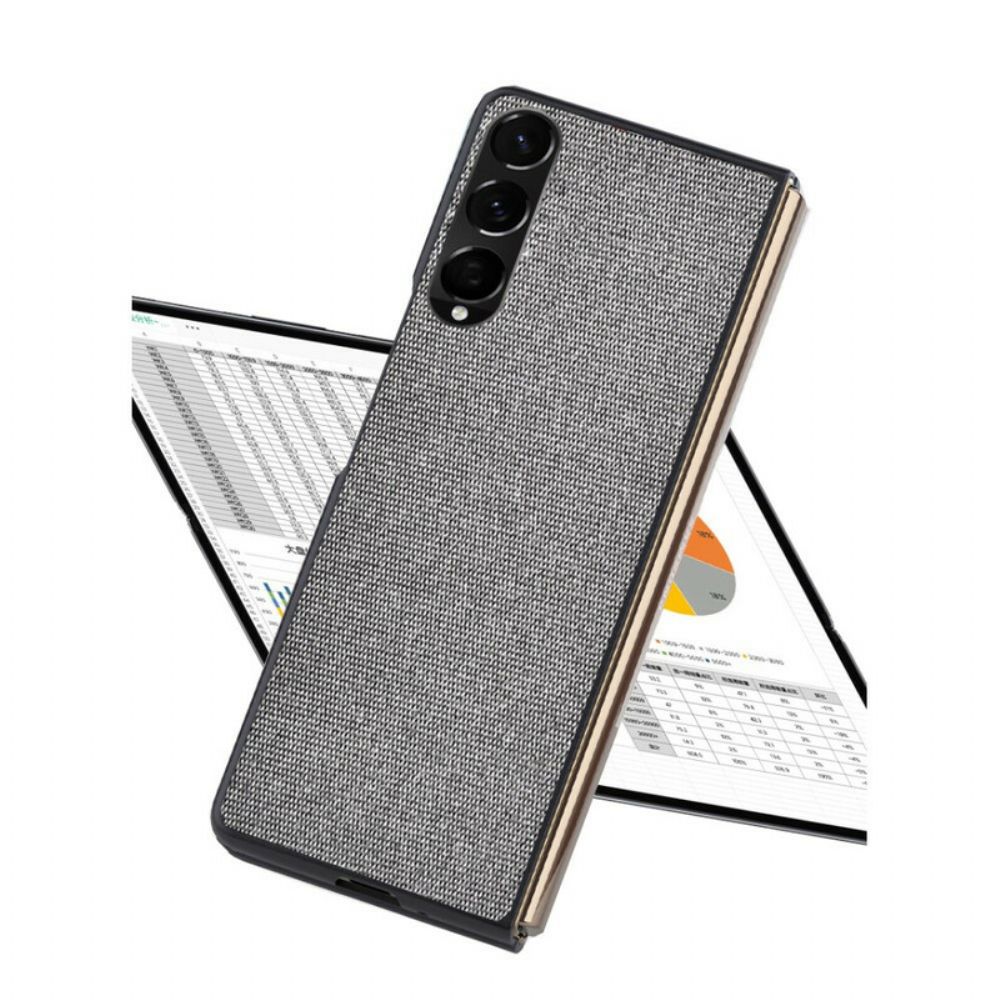Hülle Für Samsung Galaxy Z Fold 3 5G Texturierter Ledereffekt