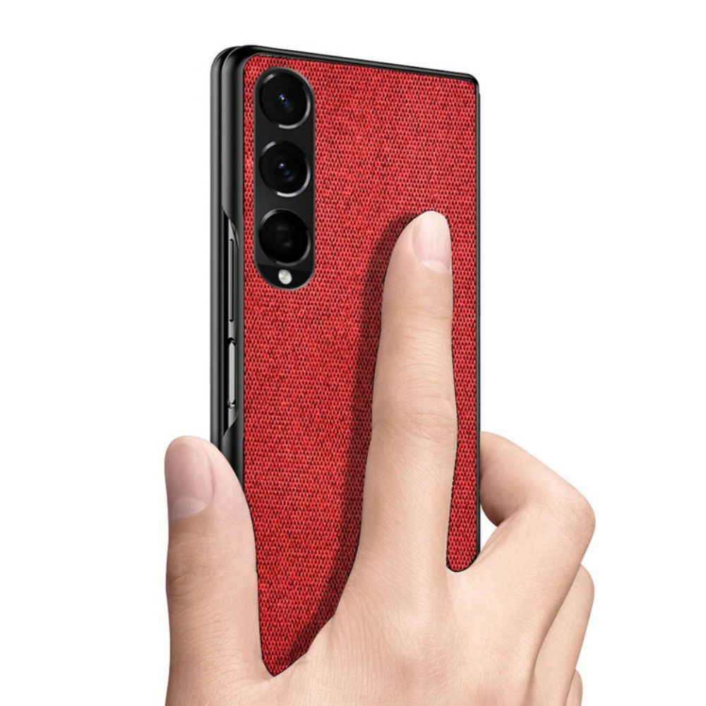 Hülle Für Samsung Galaxy Z Fold 3 5G Texturierter Ledereffekt