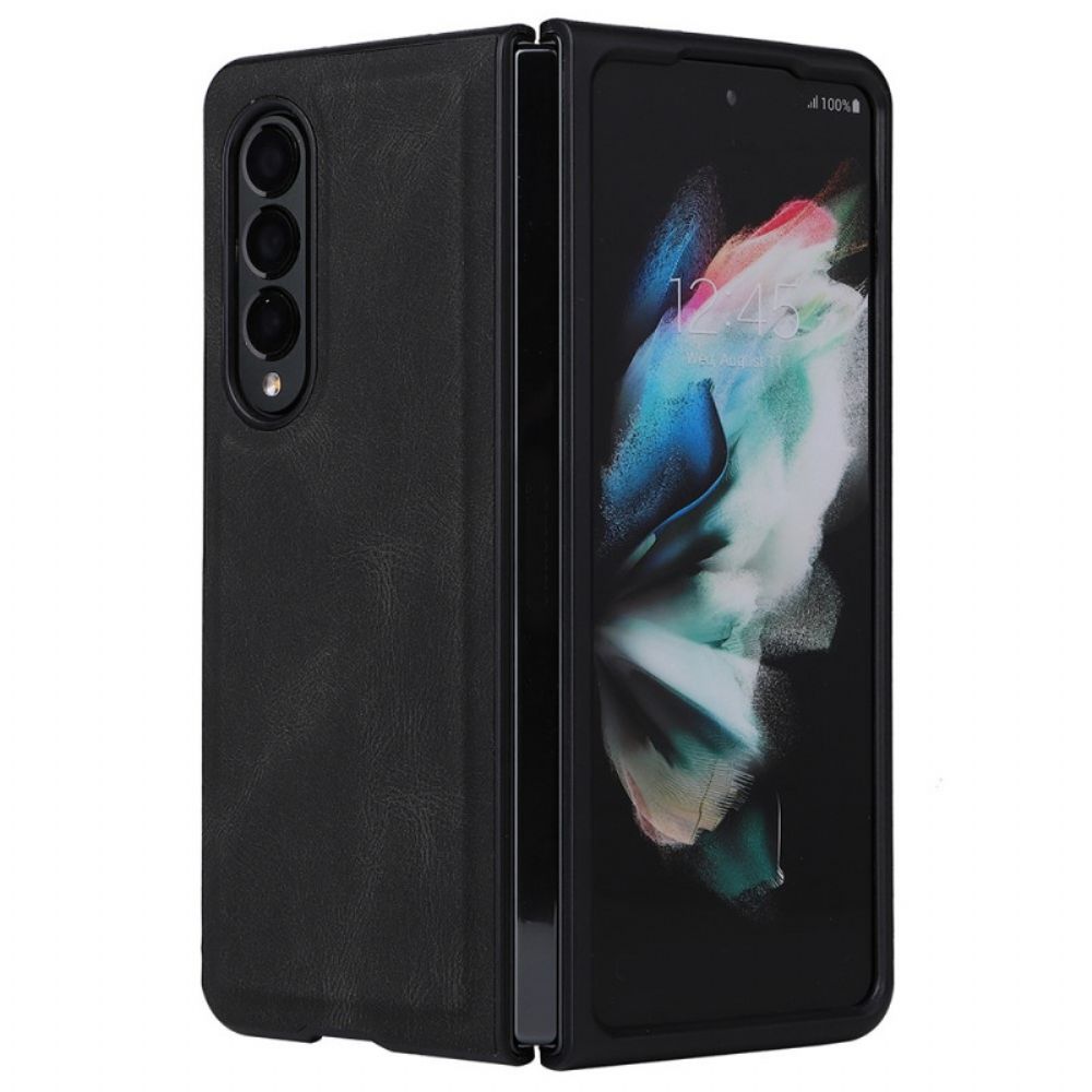 Hülle Lederhüllen Für Samsung Galaxy Z Fold 3 5G Vintage Abnehmbar