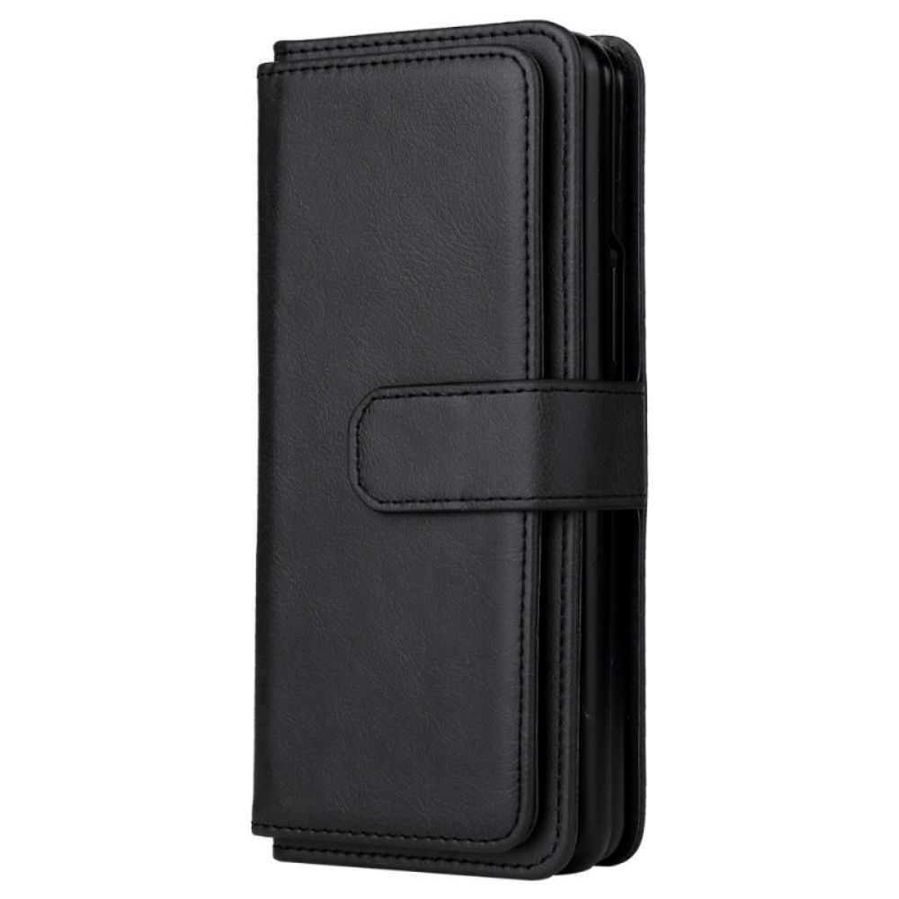Lederhüllen Für Samsung Galaxy Z Fold 3 5G Multifunktionale Business-brieftasche