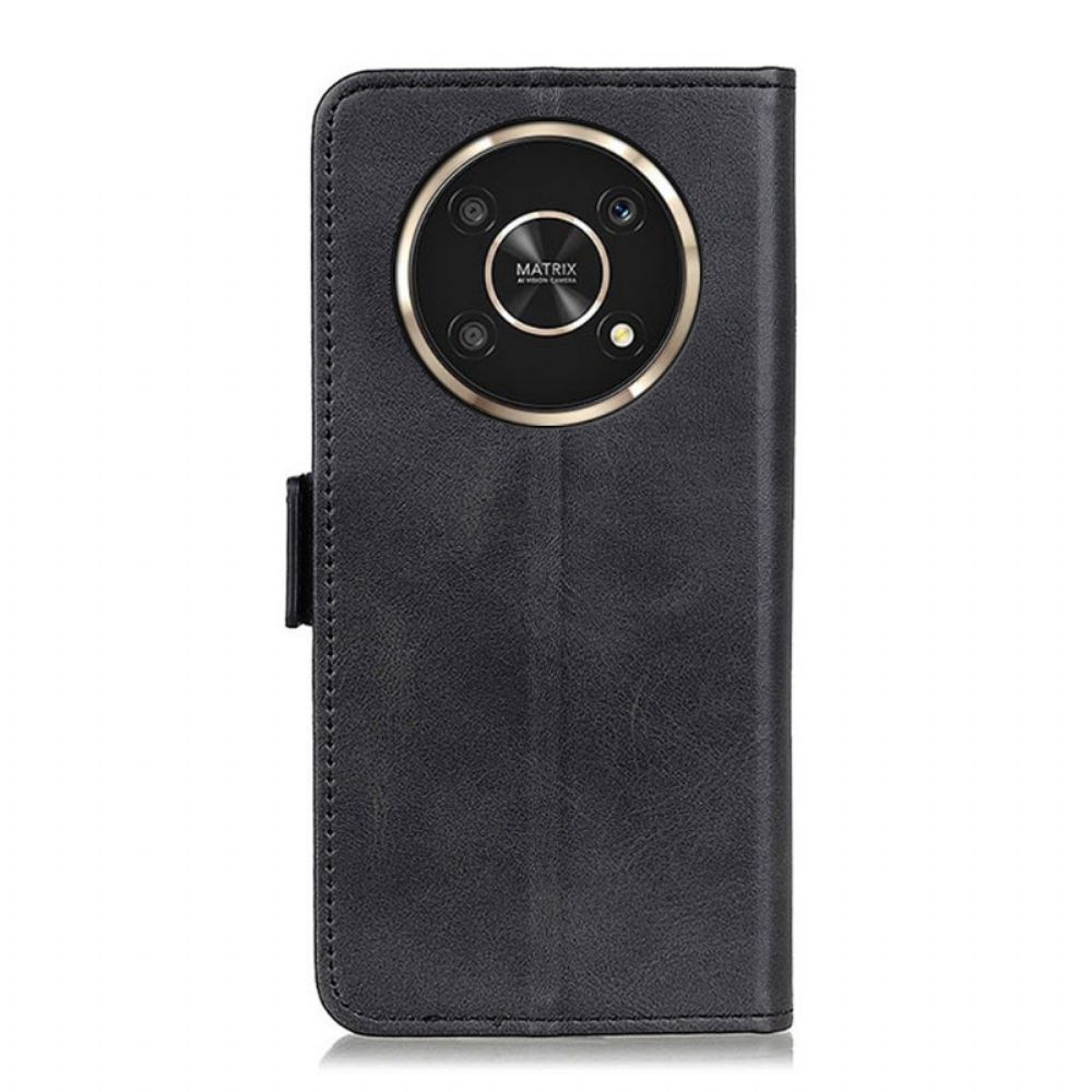 Lederhüllen Für Honor Magic 4 Lite 5G Flip Case Doppelklappe