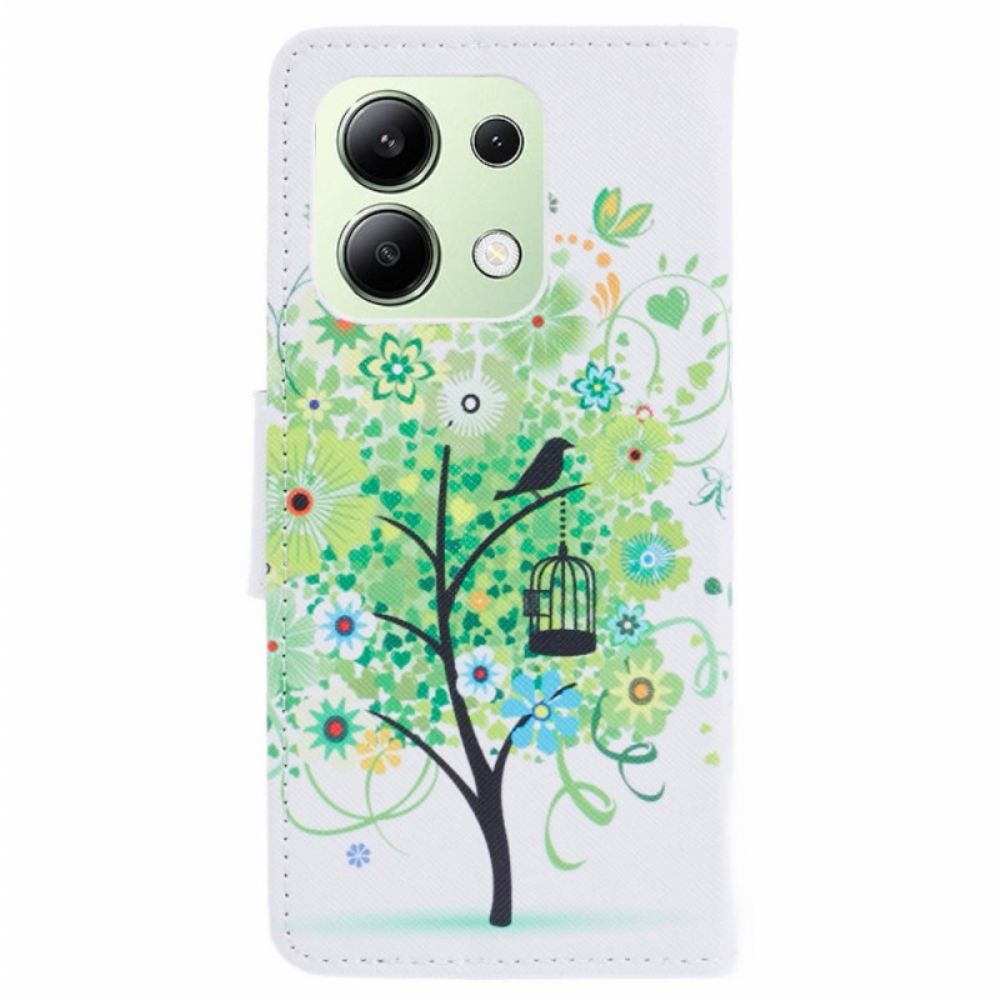Lederhüllen Für Xiaomi Redmi Note 13 4g Grüner Baum