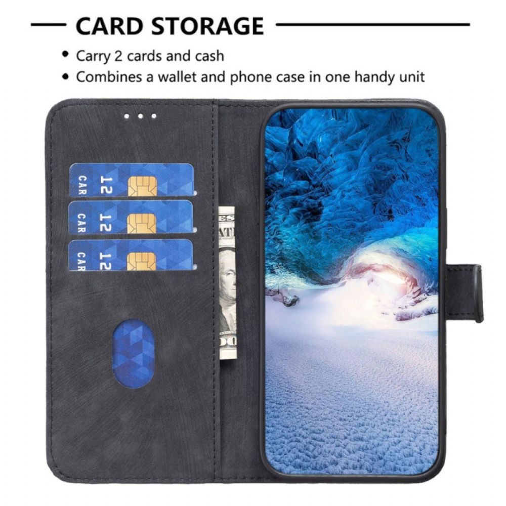 Lederhüllen Xiaomi Redmi Note 13 4g Handyhülle Diamantfries